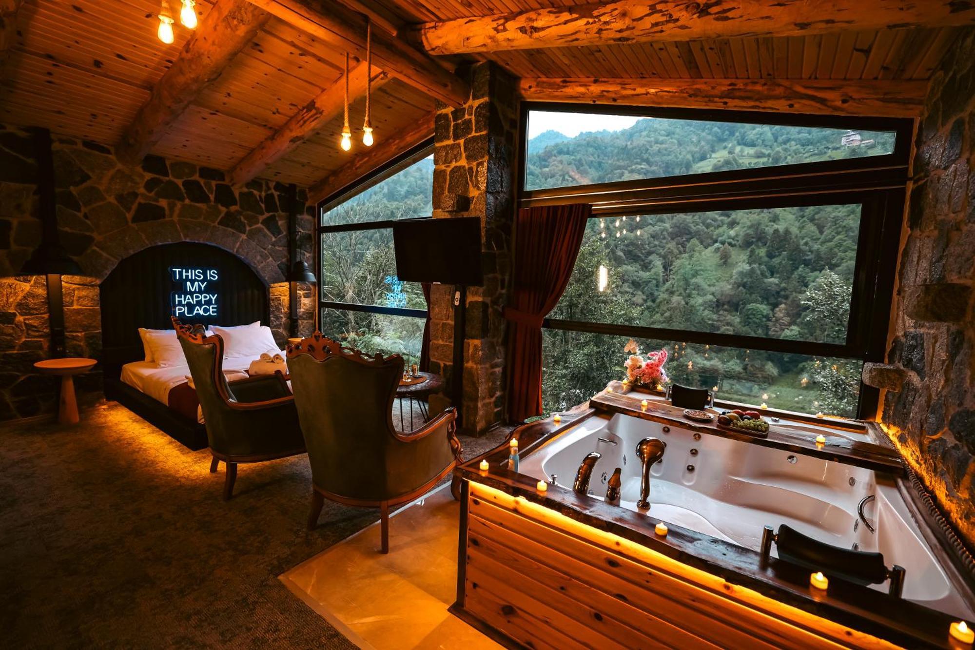 Bungalove Tatil Koeyue Çamlıhemşin 外观 照片